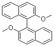 structure of CAS# 2960-93-2, 2,2'-二甲氧基-1,1'-联萘