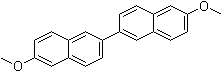 structure of CAS# 29619-45-2, 6,6'-二甲氧基-2,2'-联萘