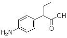 structure of CAS# 29644-97-1, 2-(4-aminophenyl)-butyric acid