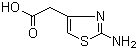 structure of CAS# 29676-71-9, 2-Aminothiazol-4-acetic acid