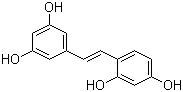 CAS 登录号：29700-22-9, 氧化白藜芦醇, 4-[(E)-2-(3,5-二羟基苯基)乙烯基]苯-1,3-二醇