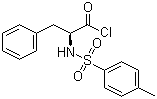 structure of CAS# 29739-88-6, N-(p-Tosyl)-L-phenylalaninyl chloride