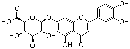 structure of CAS# 29741-10-4, Luteolin-7-beta-D-glucuronide