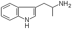 structure of CAS# 299-26-3, 1-(1H-Indol-3-yl)propan-2-amine