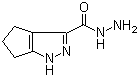 structure of CAS# 299166-55-5, 1,4,5,6-四氢环戊并[c]吡唑-3-甲酰肼