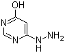 structure of CAS# 29939-37-5, 4-Hydroxy-6-hydrazinylpyrimidine