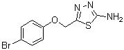 CAS 登录号：299441-95-5, 5-[(4-溴苯氧基)甲基]-1,3,4-噻二唑-2-胺