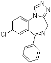 CAS # 29975-16-4, Estazolam, 8-Chloro-6-phenyl-4H-[1,2,4]triazolo[4,3-a][1,4]benzodiazepine