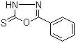 structure of CAS# 3004-42-0, 5-Phenyl-1,3,4-oxadiazole-2(3H)-thione