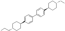 CAS 登录号：300545-17-9, 4-(反式-4-乙基环己基)-4'-(反式-4-丙基环己基)-1,1'-联苯