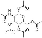 structure of CAS# 3006-60-8, 2-(Acetylamino)-2-deoxy-beta-D-galactopyranose 1,3,4,6-tetraacetate