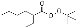 structure of CAS# 3006-82-4, tert-Butyl peroxy-2-ethylhexanoate