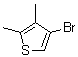 structure of CAS# 30153-46-9, 4-溴-2,3-二甲基噻吩