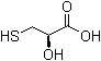 CAS # 30163-02-1, (R)-2-Hydroxy-3-mercaptopropanoic acid, L-3-Mercaptolactic acid