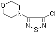 structure of CAS# 30165-96-9, 3-氯-4-吗啉基-1,2,5-噻二唑