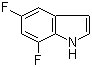 structure of CAS# 301856-25-7, 5,7-二氟吲哚