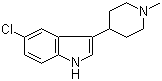 CAS 登录号：301856-30-4, 5-氯-3-(1-甲基哌啶-4-基)-1H-吲哚