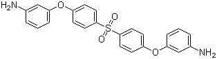 structure of CAS# 30203-11-3, 4,4'-Bis(3-aminophenoxy)diphenyl sulfone