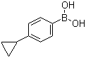 structure of CAS# 302333-80-8, 4-环丙基苯硼酸