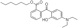 structure of CAS# 302776-68-7, 二乙氨基羟苯甲酰基苯甲酸己酯
