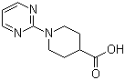 structure of CAS# 303144-44-7, 1-(2-Pyrimidinyl)piperidine-4-carboxylic acid