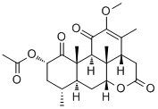 CAS 登录号：30315-04-9, 黄苦木素 B 乙酸酯
