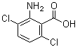 structure of CAS# 3032-32-4, 3,6-二氯邻氨基苯甲酸