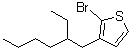 structure of CAS# 303734-52-3, 2-溴-3-(2-乙基己基)噻吩