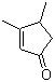 3,4-Dimethylcyclopent-2-enone molecular structure (CAS 30434-64-1)