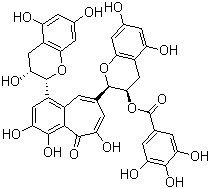 structure of CAS# 30462-34-1, Theaflavin 3-gallate