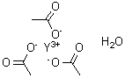 structure of CAS# 304675-69-2, 乙酸钇一水合物