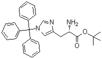 structure of CAS# 304698-96-2, 1-(三苯基甲基)-L-组氨酸叔丁酯
