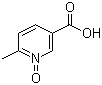 structure of CAS# 30478-91-2, 6-Methylpyridine-3-carboxylic acid 1-oxide