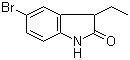 structure of CAS# 304876-05-9, 5-溴-3-乙基-1,3-二氢吲哚-2-酮