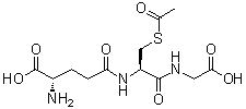 structure of CAS# 3054-47-5, S-乙酰基谷胱甘肽