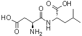 structure of CAS# 3062-14-4, L-alpha-Aspartyl-L-leucine