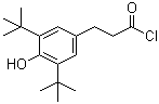 structure of CAS# 3062-64-4, 3,5-双(叔丁基)-4-羟基苯丙酰氯
