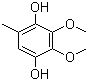 structure of CAS# 3066-90-8, 2,3-二甲氧基-5-甲基-1,4-苯二酚