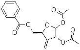 CAS # 306960-22-5, 3-Deoxy-3-methylene-D-erythro-pentofuranose 1,2-diacetate 5-benzoate