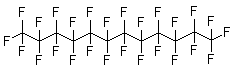 structure of CAS# 307-59-5, Perfluorododecane