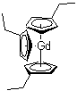 CAS 登录号：307531-69-7, 三(乙基环戊二烯基)钆