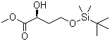 CAS # 307532-01-0, Methyl (S)-(-)-4-(tert-butyldimethylsilyloxy)-2-hydroxybutanoate