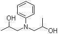 structure of CAS# 3077-13-2, N,N-二(2-羟丙基)苯胺