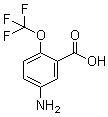 structure of CAS# 307989-56-6, 5-Amino-2-(trifluoromethoxy)benzoic acid