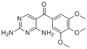 structure of CAS# 30806-86-1, 5-(3,4,5-三甲氧基苯甲酰基)-2,4-嘧啶二胺