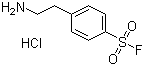 structure of CAS# 30827-99-7, 4-(2-Aminoethyl)benzenesulfonylfluoride hydrochloride
