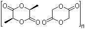 CAS # 30846-39-0, Poly(glycolide-L-(-)-lactide), Glycolide-L-(-)-lactide polymer, Glycolide-L-lactide copolymer, Glycolide-L-lactide copolymer, Glycolide-L-lactide polymer, Glycolide-lactide polymer, L-Lactide-glycolide copolymer, Panacryl, (3S,6S)-3,6-Dimethyl-1,4-dioxane-2,5-dione polymer with 1,4-dioxane-2,5-dione