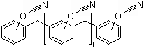 CAS # 30944-92-4, Phenol novolac cyanate ester, Cyanic acid phenyl ester polymer with formaldehyde, Formaldehyde polymer with phenyl cyanate