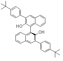 structure of CAS# 309934-84-7, (1S)-3,3'-二[4-(1,1-二甲基乙基)苯基][1,1'-联萘]-2,2'-二醇