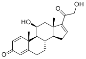 structure of CAS# 3103-17-1, 地奈德16-烯杂质